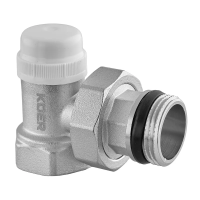 Кран термостатический KR-921-Gi/1"/"антипротечка"/угловой (KR5639)